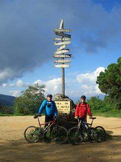 Tpica foto en el coll de Can Benet